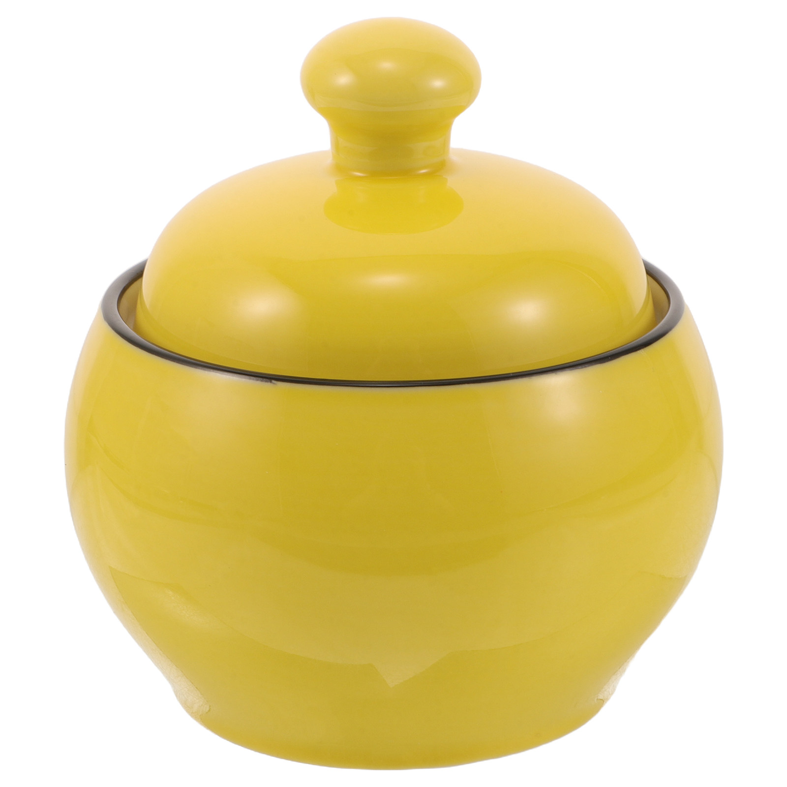 Kitchen Baking Containers - Keramische suikerpot, trommelvormig, vintage voorraadpot 350ml,