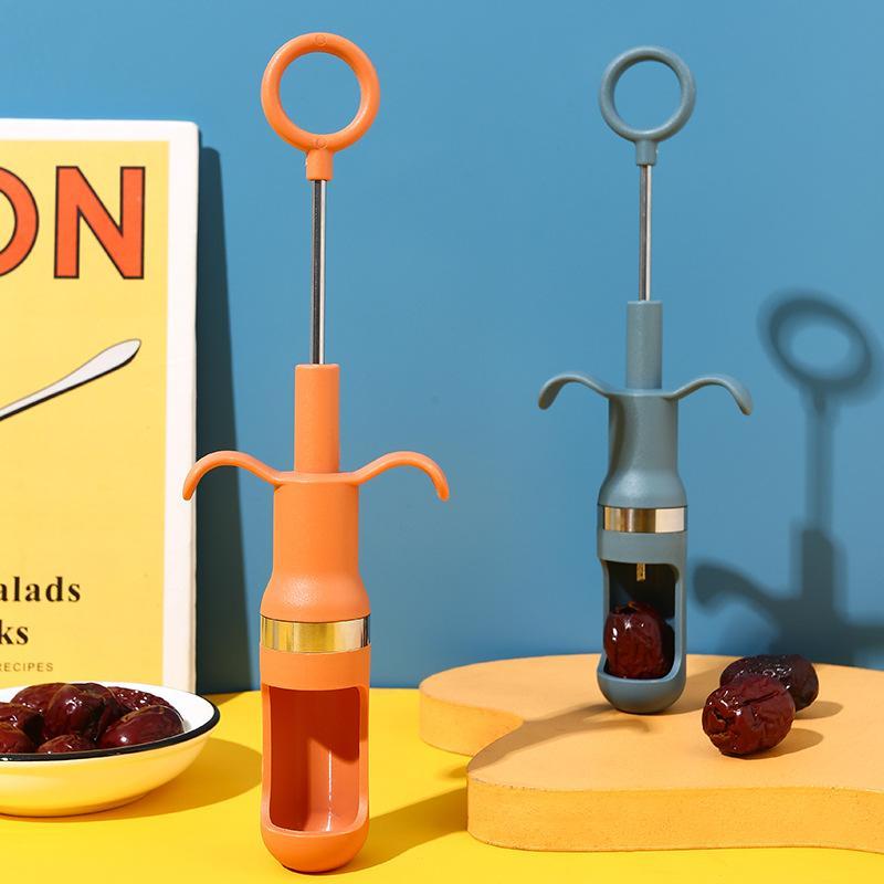 Kitchen Baking Tools - Antisliphandvat Kersen- en Rode Dadelontpitter Gereedschap