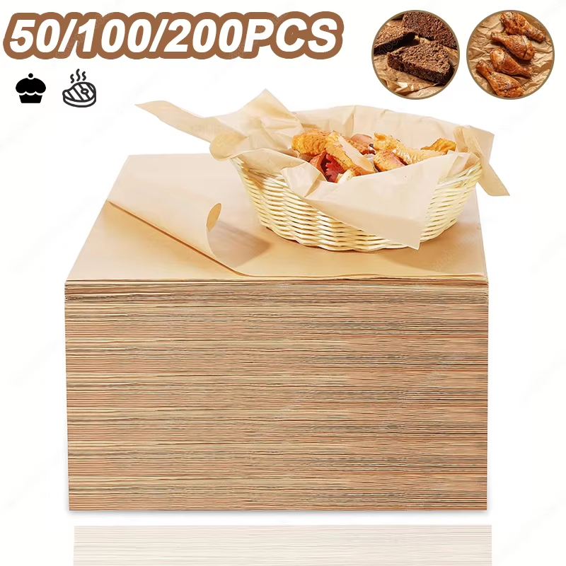 Kitchen Baking Oven - 50/100/200PCS Bakpapier Perkament Bakplaat Oven Lucht