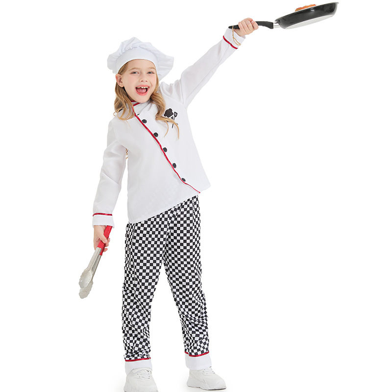 Baking Kitchen Kids - Kinderbakkokkostuum voor kinderen Tweedelige set met