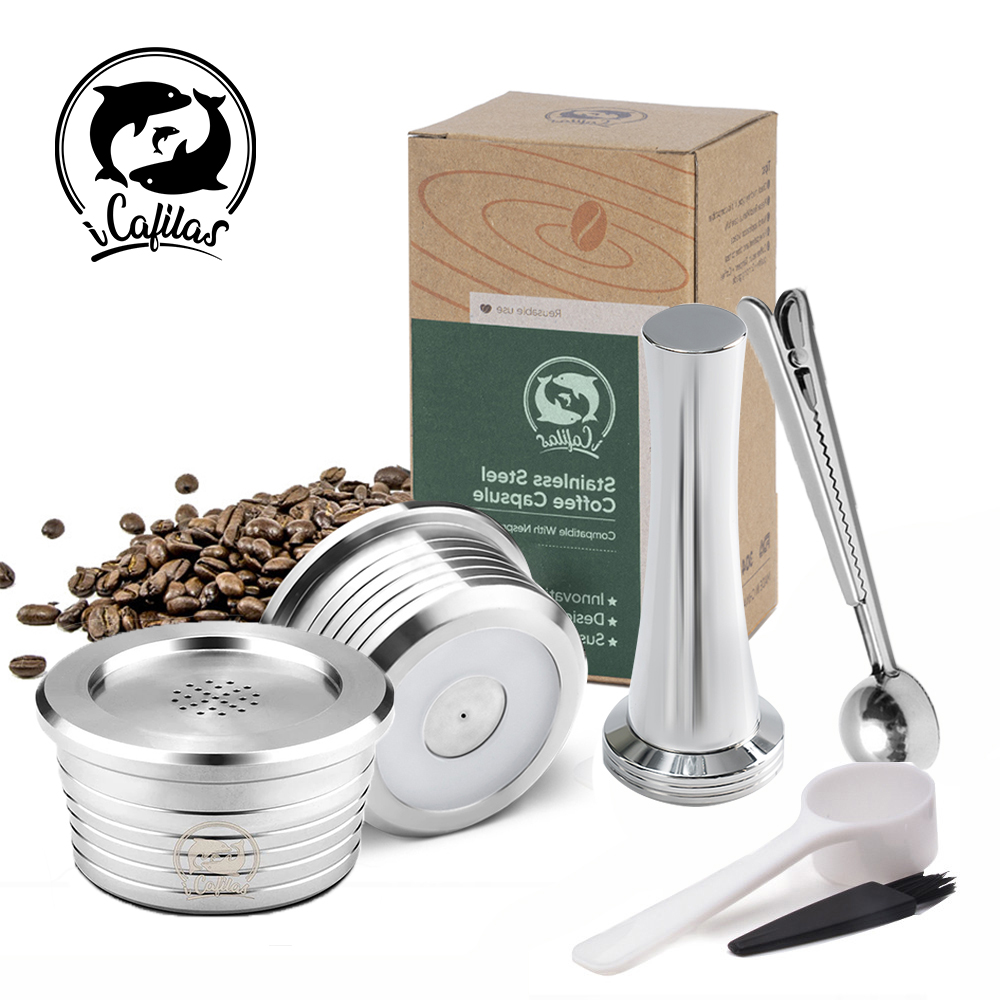 Kitchen Q - Herbruikbare roestvrijstalen koffiecapsule keuken herbruikbare koffiecapsule