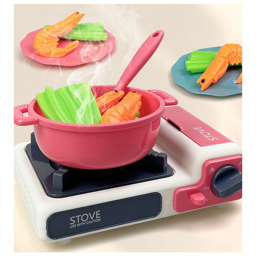 Baking Kitchen Kids - Creatieve veelkleurige kookset Magnetron Plastic speelhuis