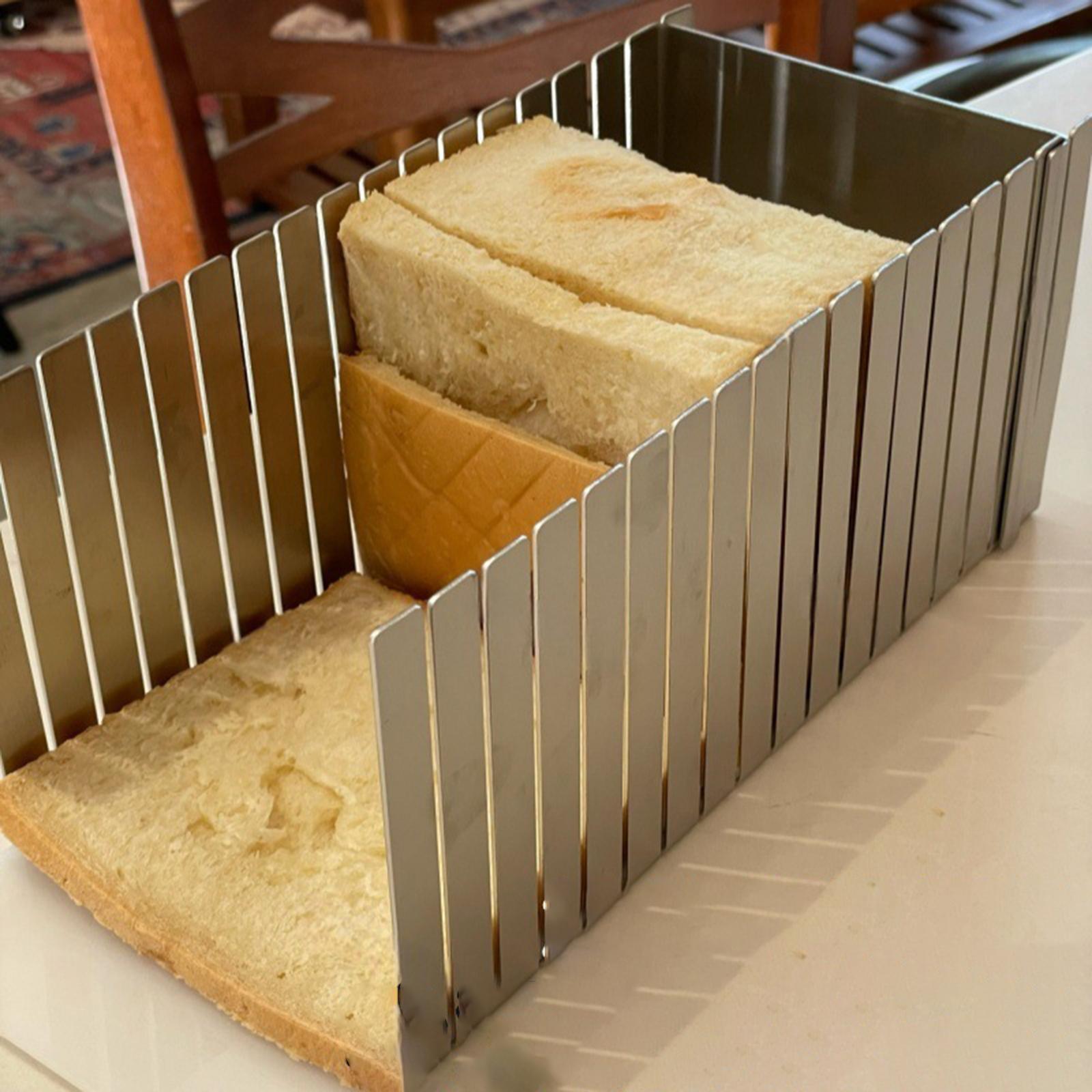 Commercial Kitchen For Baking - Roestvrijstalen broodsnijmachine Keukengadget Bakgereedschap Snijgids Broodsnijgids