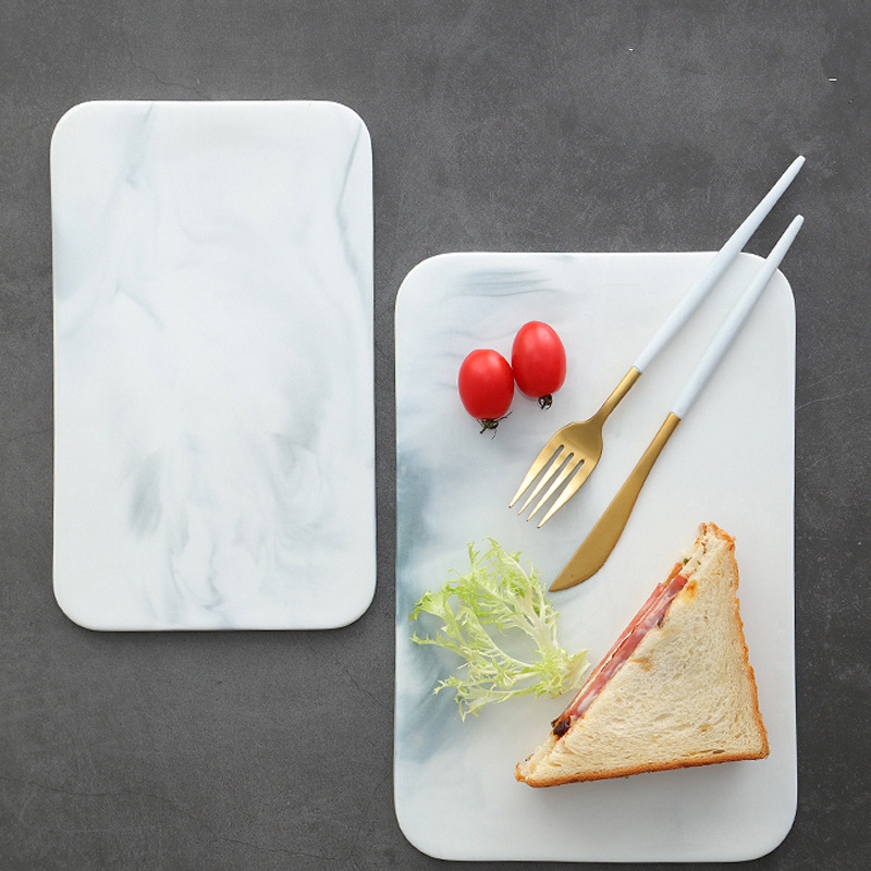Rolling Pin Marble - Marmeren snijplank voor kaasscrackers en sushi-servies,