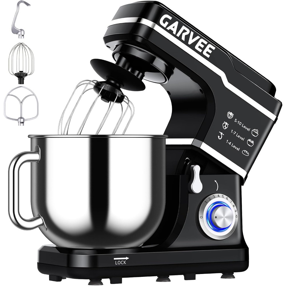Commercial Kitchen For Baking - Garvee 110-120V, 60hz 6.7L roestvrijstalen mengkom
