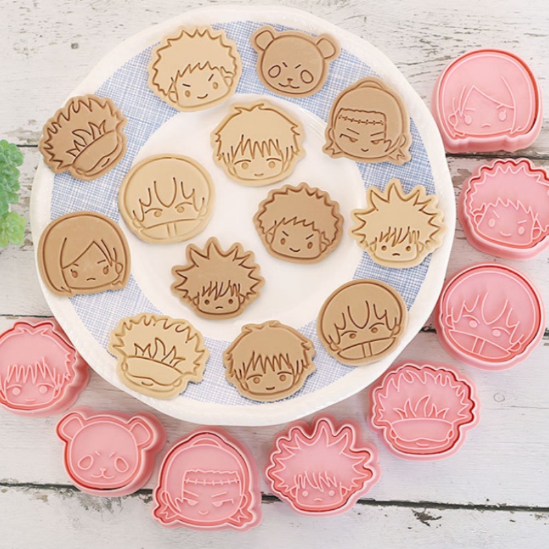 8-delige Jujutsu Kaisen cake-  - Baking Kitchen Kids recensie en prijs