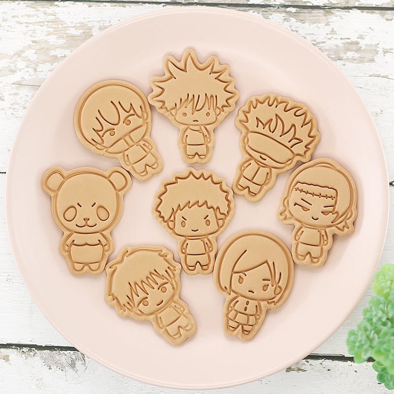 8-delige Jujutsu Kaisen cake-  - Baking Kitchen Kids recensie en prijs