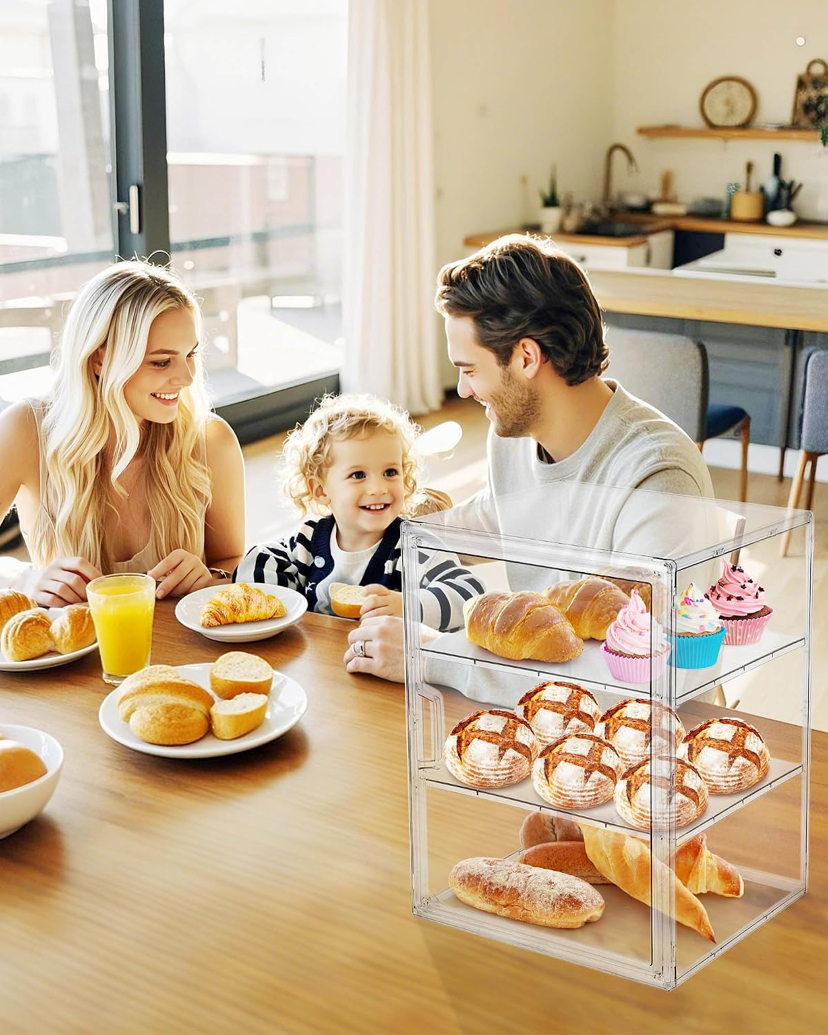 Gebakvitrine, Brooddoos voor a - Kitchen Baking Containers recensie en prijs