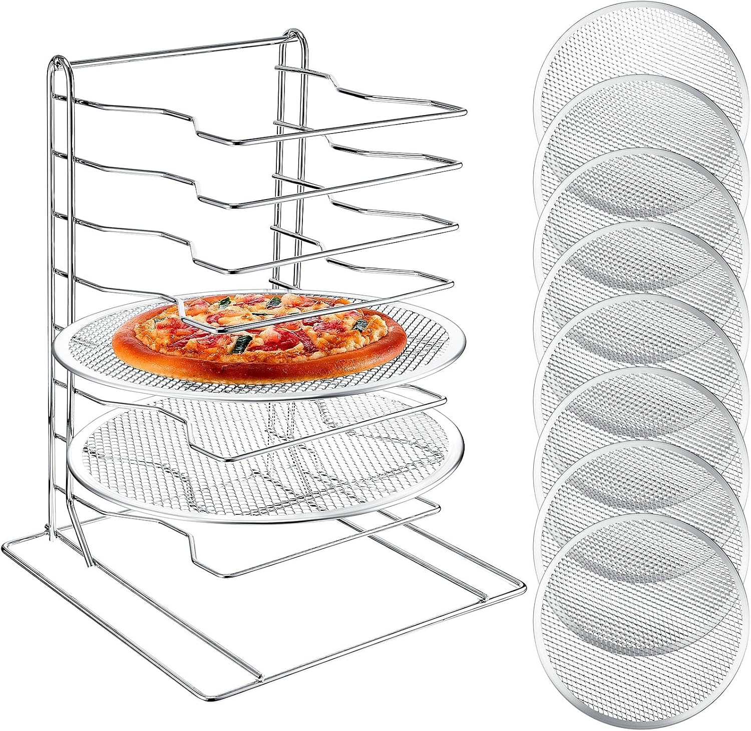 Pizzarek met 8 niveaus en 8 al - Commercial Kitchen For Baking recensie en prijs