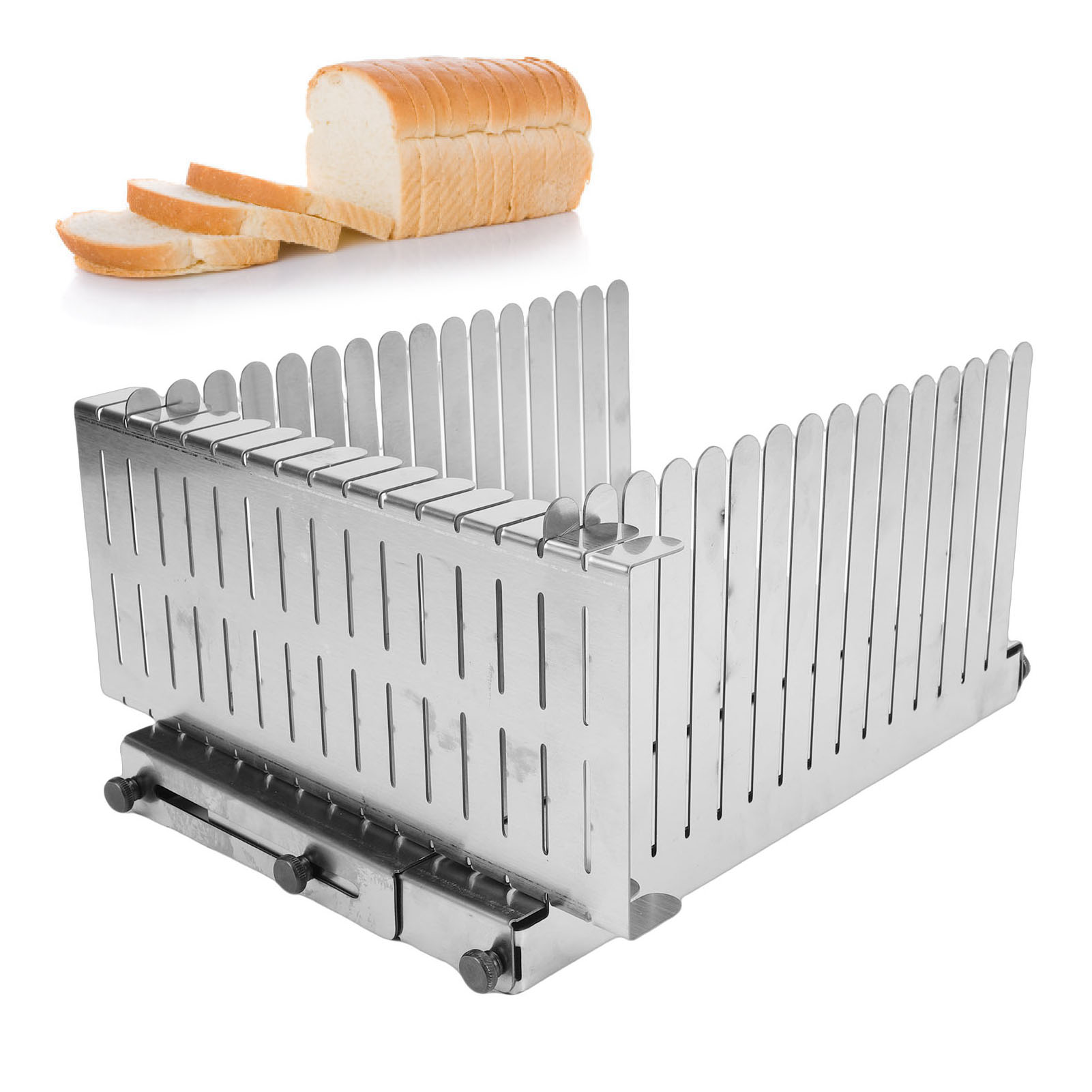 Broodsnijgids van roestvrij st - Commercial Kitchen For Baking recensie en prijs