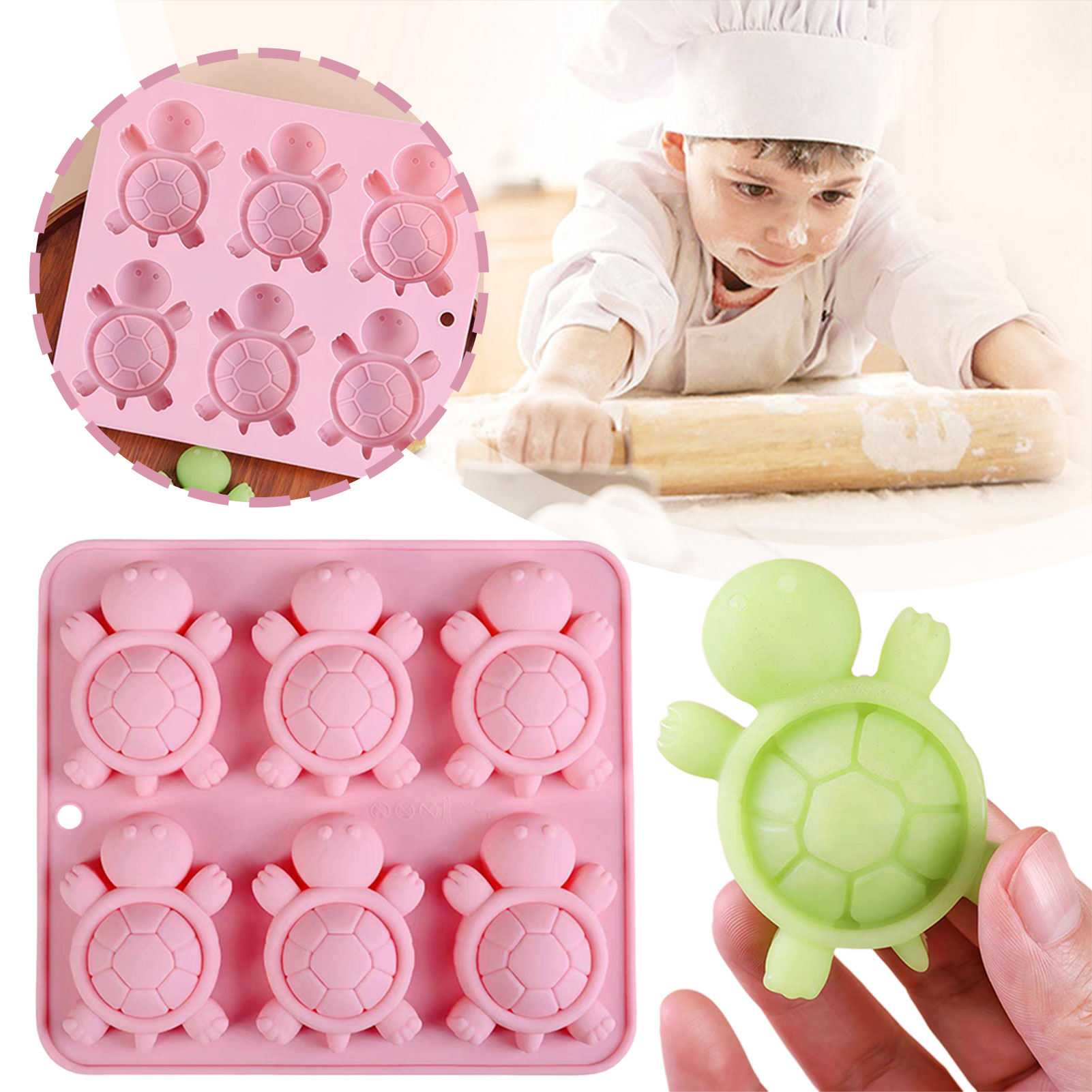Turtles Ice Tray 3d Tortoises  - Kitchen Baking Tray recensie en prijs