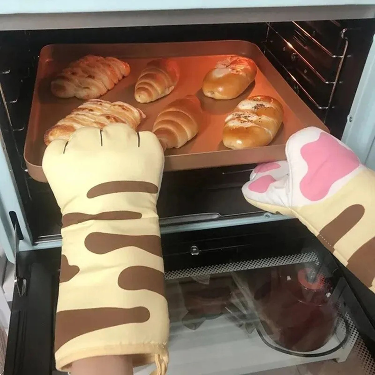 Magnetron lange katoenen hands - Kitchen Baking Oven recensie en prijs