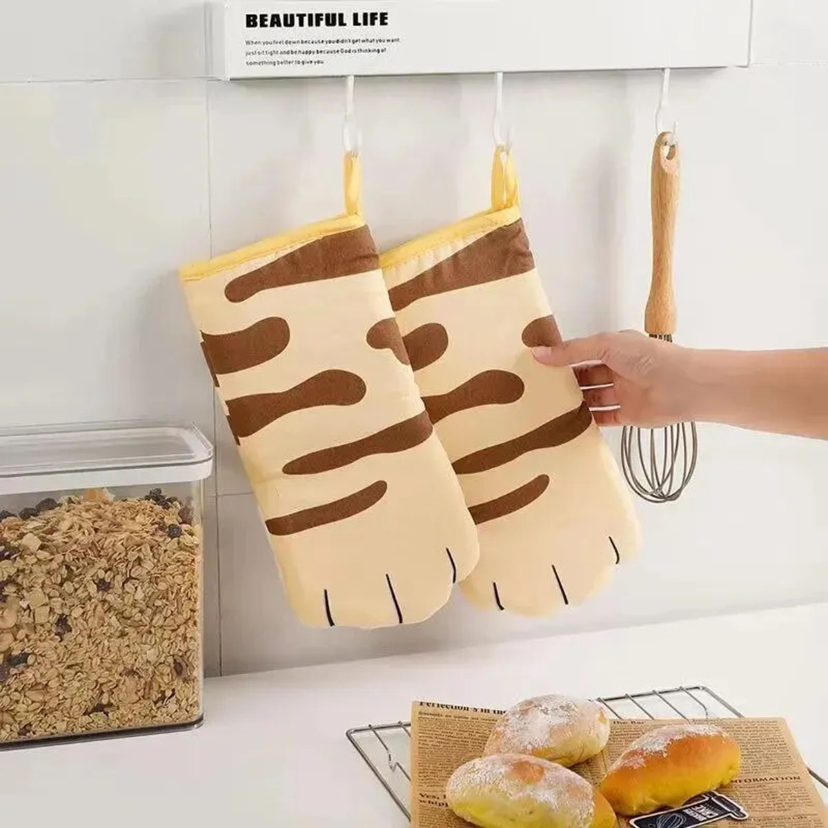 Magnetron lange katoenen hands - Kitchen Baking Oven recensie en prijs