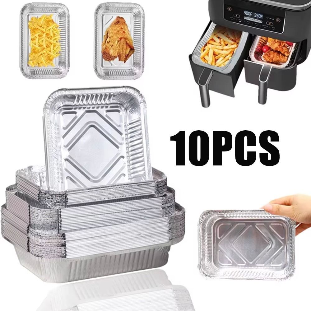 10 STKS Wegwerp Aluminiumfolie - Kitchen Baking Containers recensie en prijs