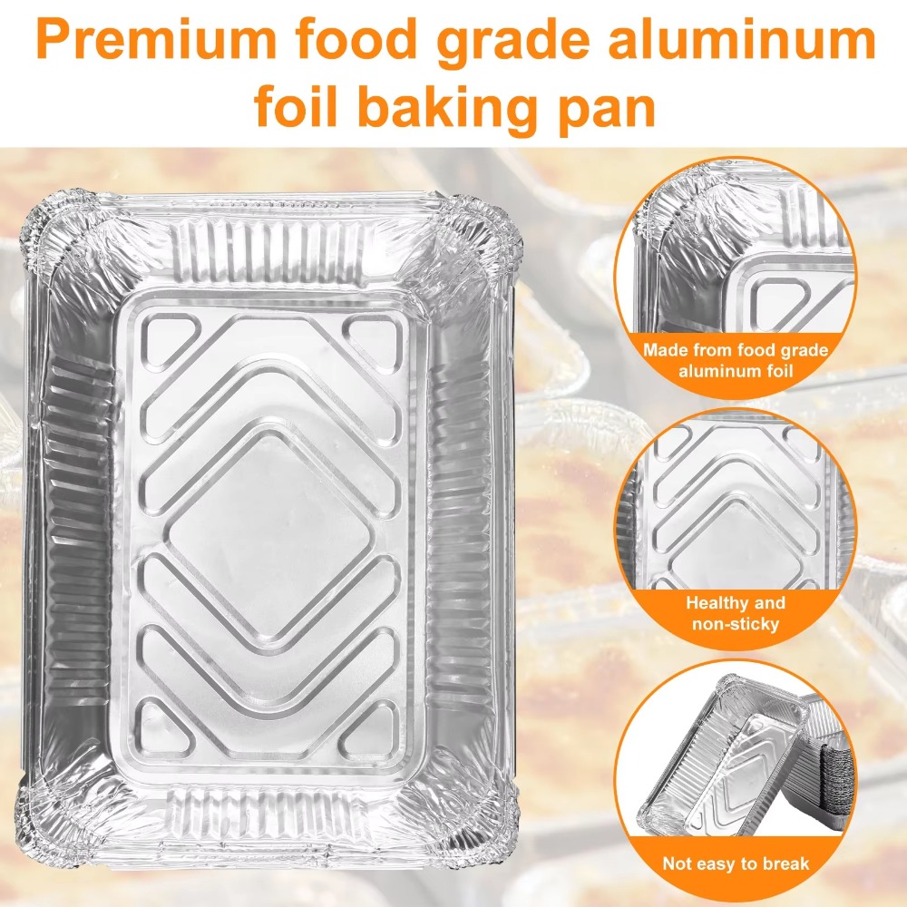 10 STKS Wegwerp Aluminiumfolie - Kitchen Baking Containers recensie en prijs