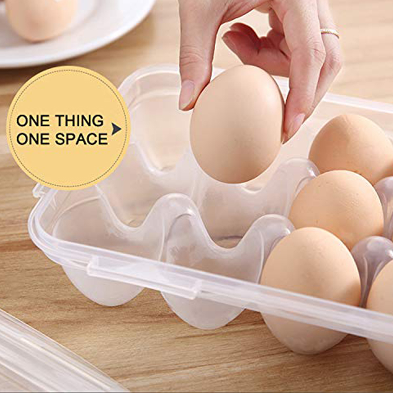 1/2 Pc 10 Grids Ei Opbergdoos  - Kitchen Q recensie en prijs