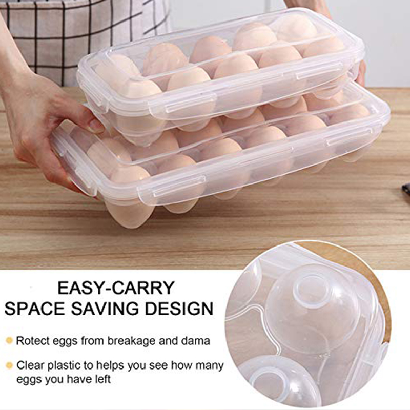 1/2 Pc 10 Grids Ei Opbergdoos  - Kitchen Q recensie en prijs