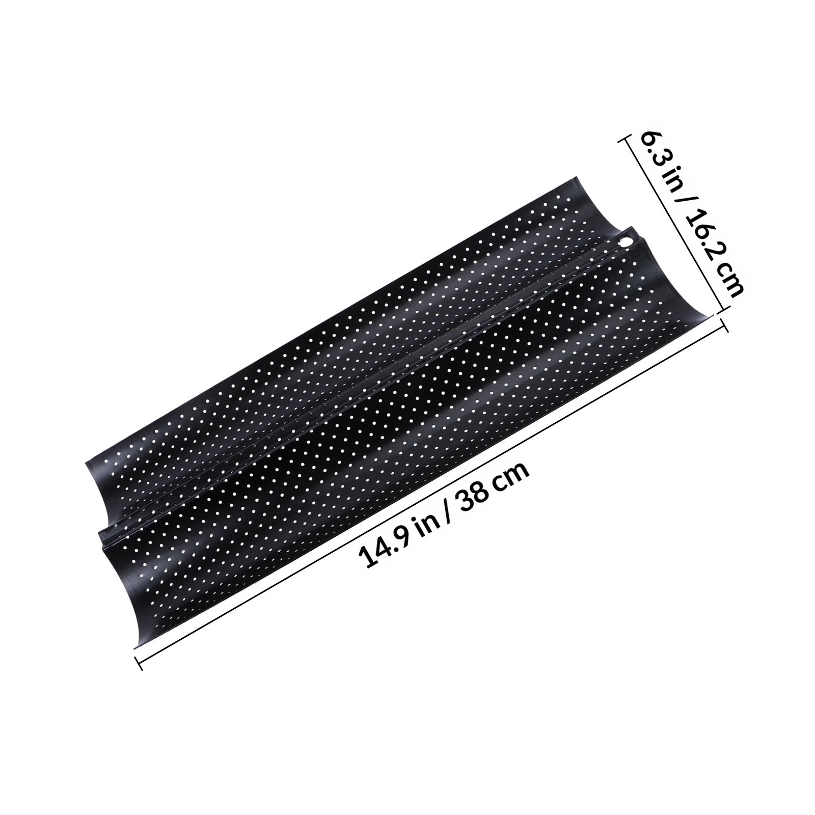 2-vakjes Franse brood bakvorm, - Kitchen Baking Tray recensie en prijs