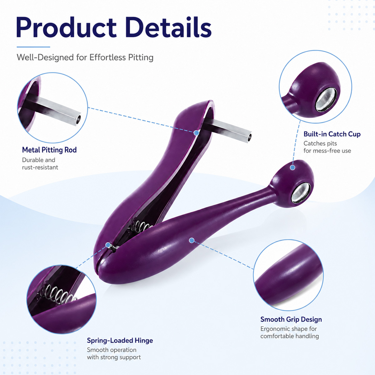 Handmatige kersenontpitter en  - Kitchen Baking Tools recensie en prijs