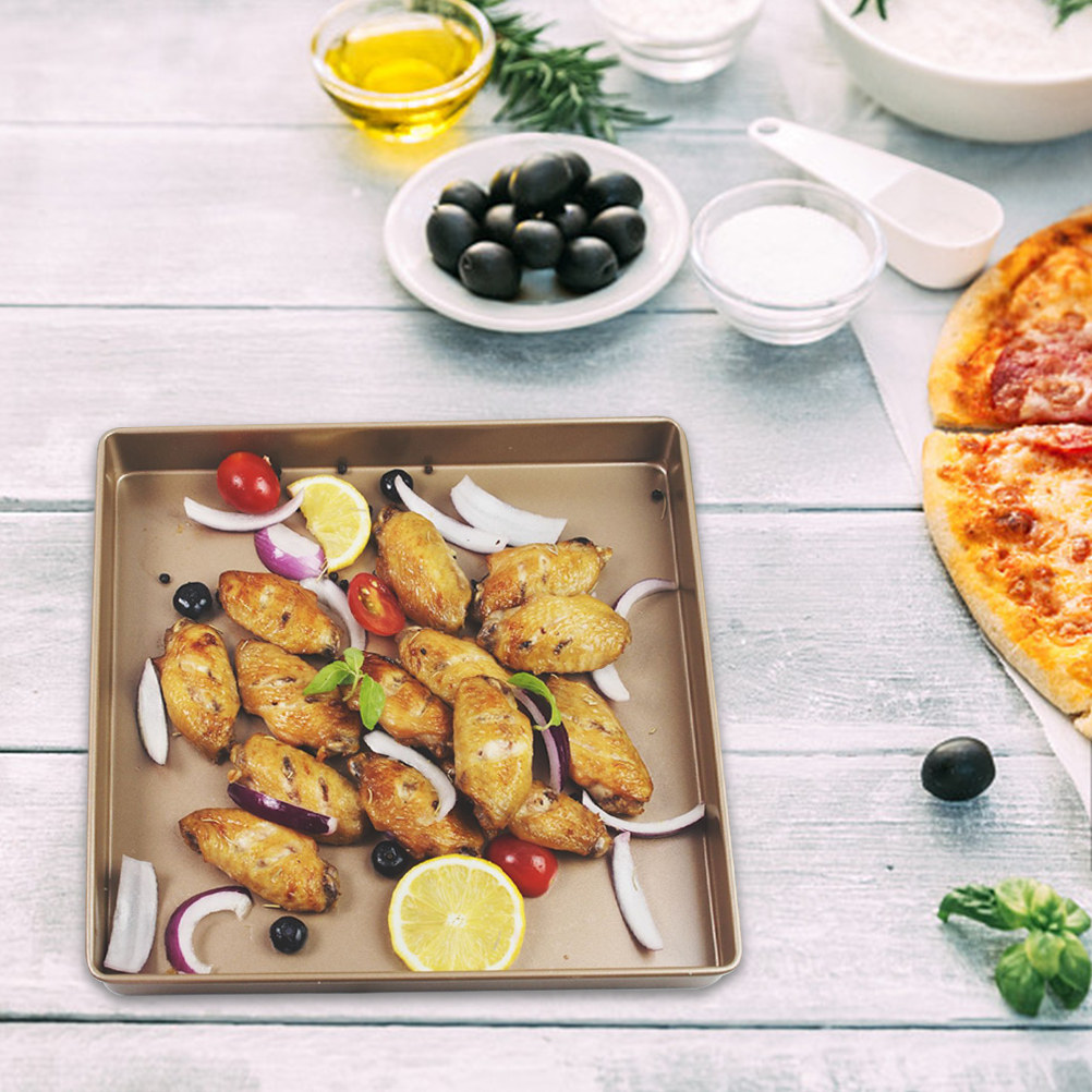 Vierkante pizzabakvorm, antiaa - Kitchen Baking Tray recensie en prijs