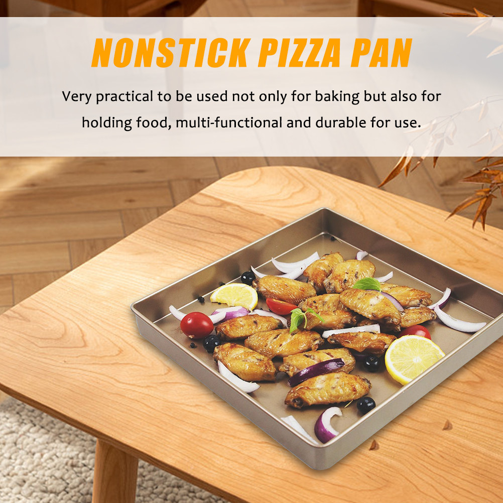 Vierkante pizzabakvorm, antiaa - Kitchen Baking Tray recensie en prijs
