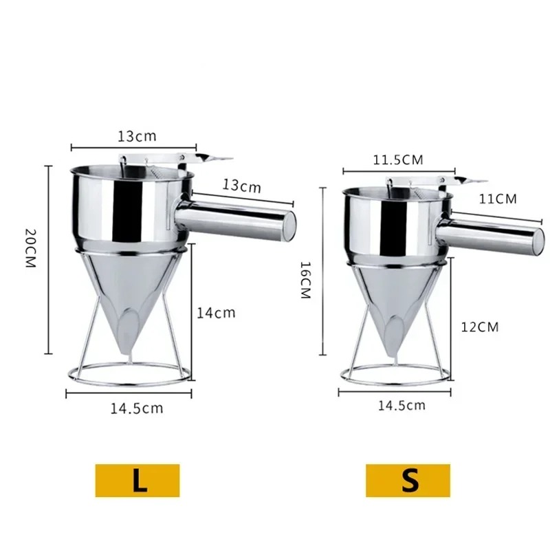 600/1200ML RVS vloeistof trech - Kitchen Q recensie en prijs