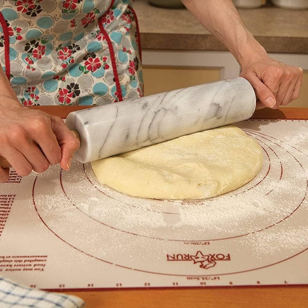 10-inch witte marmeren deegrol - Rolling Pin Marble recensie en prijs