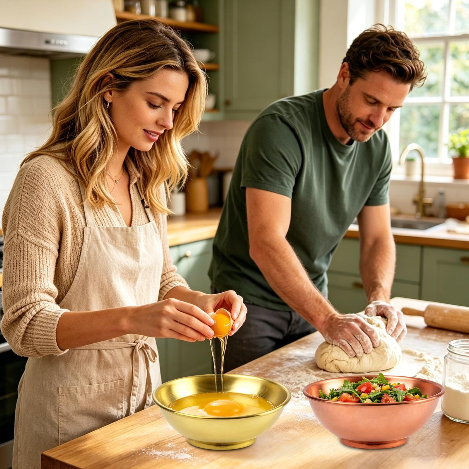 Koperen kom Grote opbergcontai - Kitchen Baking Containers recensie en prijs