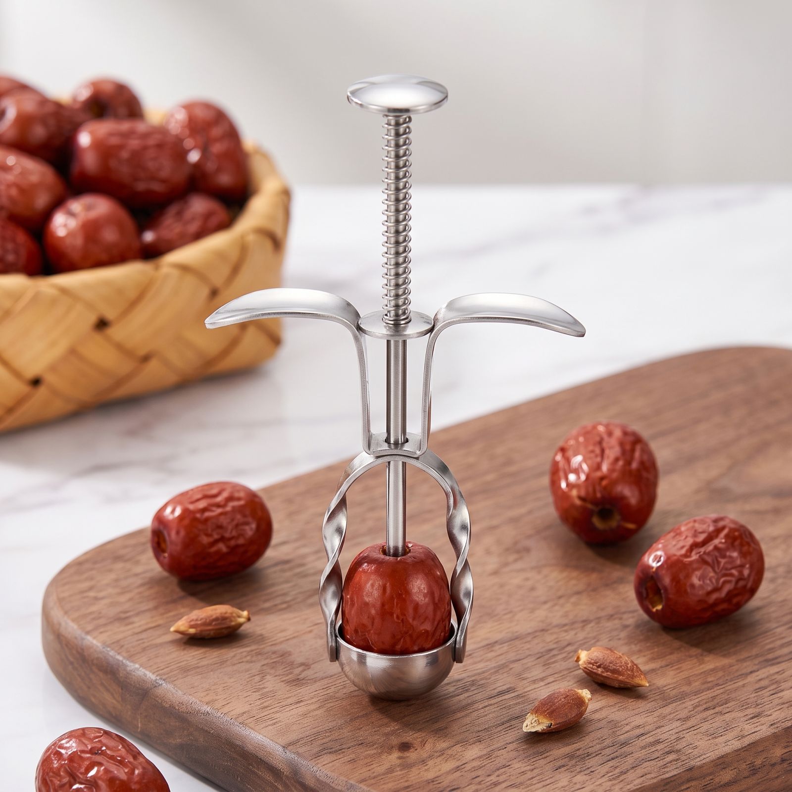 Roestvrijstalen rode dadelontp - Kitchen Baking Tools recensie en prijs
