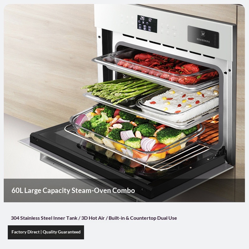 60L ingebouwde stoom- en bakun - Kitchen Baking Unit recensie en prijs