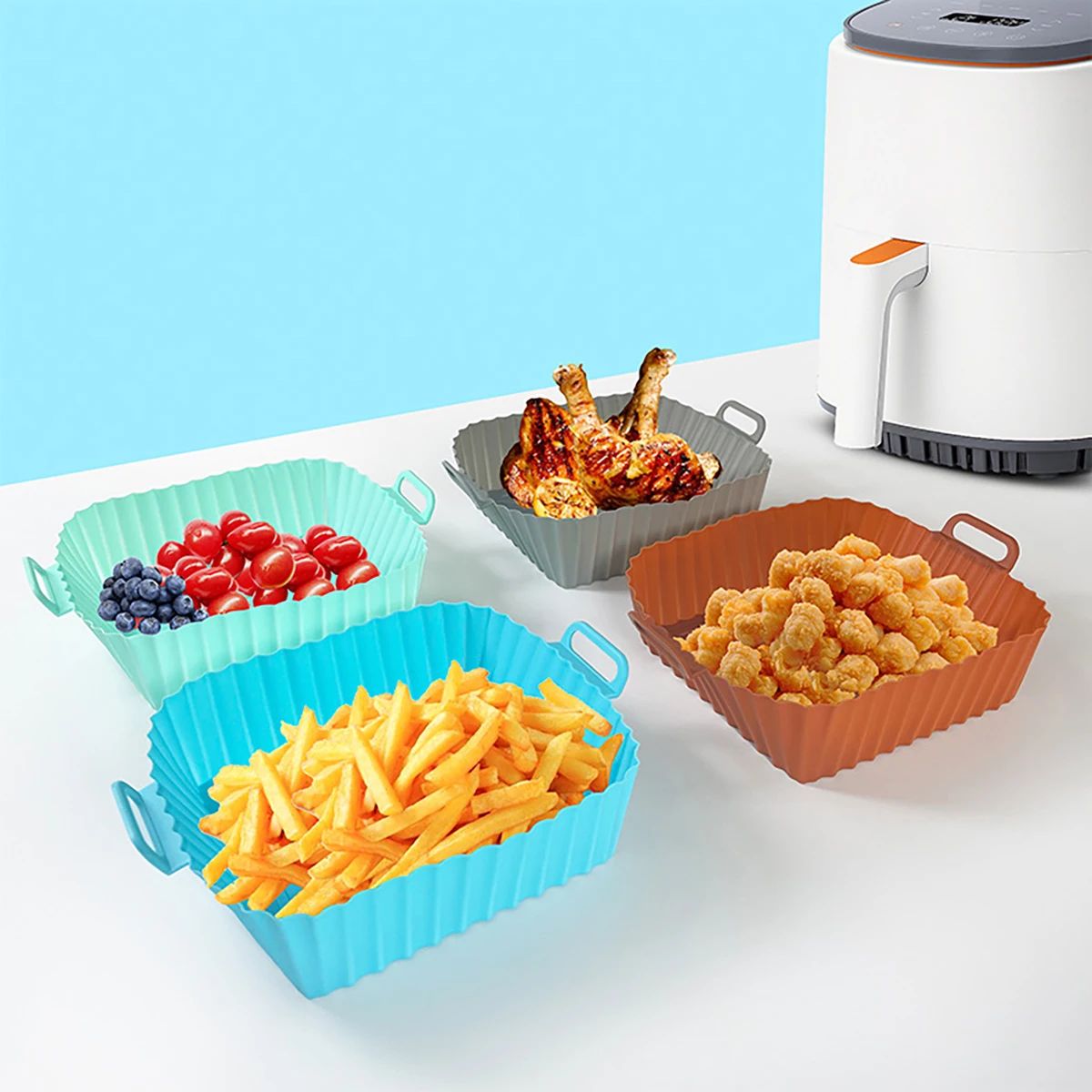 Siliconen Friteusevorm Luchtfr - Kitchen Baking Tray recensie en prijs
