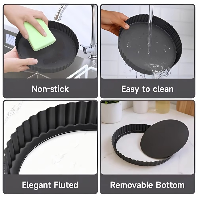 1-delige verwijderbare taartvo - Kitchen Baking Tray recensie en prijs